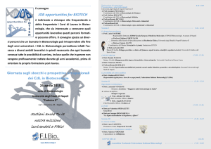 locandina-evento-2015 - Federazione Italiana Biotecnologi
