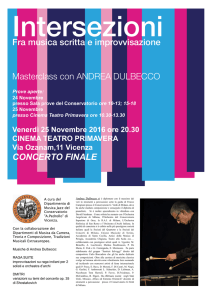 Poster Dulbecco - Conservatorio di Vicenza