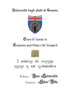 Corso di laurea in Economia marittima e dei trasporti