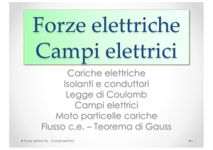 12 Forze elettriche e campi elettrici