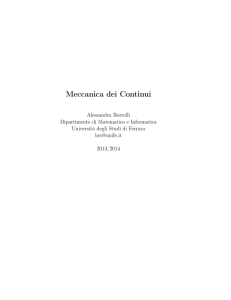 Dispense di Meccanica dei continui, 2013-14