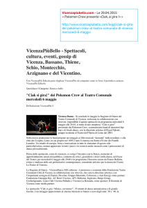 VicenzaPiùBello - Spettacoli, cultura, eventi