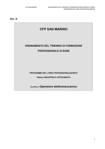 cfp san marino - Centro Formazione Professionale