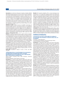 farmacoterapia - Giornale Italiano di Farmacia Clinica