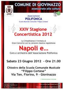 xxiv stagione concertistica 2012