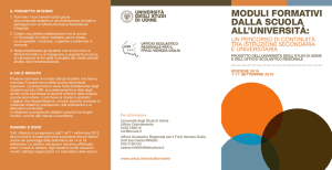 Brochure Moduli Formativi - Università degli Studi di Udine