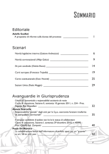 Novità legislative interne - Processo Penale e Giustizia