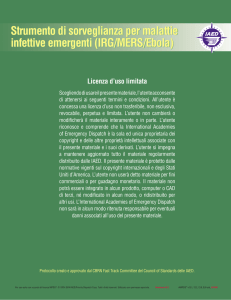 IRG/MERS/Ebola - National Academies of Emergency Dispatch