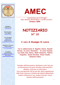 Ottobre - AMEC - Associazione per la Terapia delle Malattie