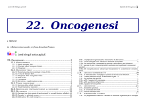 22. Oncogenesi