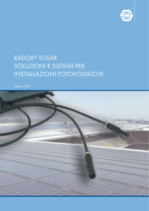 RADOX® SOLAR SOLUzIONI e SISTeMI peR