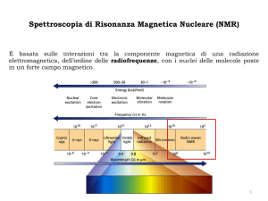 Spettroscopia di Risonanza Magnetica Nucleare (NMR) - e