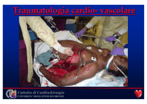 Traumatologia cardio- vascolare