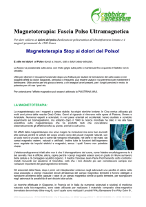 Magnetoterapia: Fascia Polso Ultramagnetica