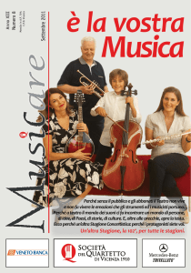 Settembre - Società del Quartetto di Vicenza