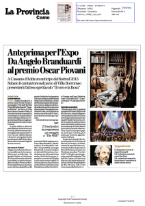 DaAngelo Branduardi al premio Oscar Piovani - CASSANO