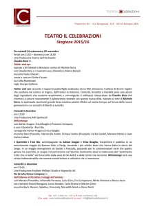 TEATRO IL CELEBRAZIONI Stagione 2015/16