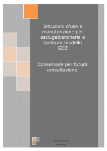 Istruzioni d`uso e manutenzione per