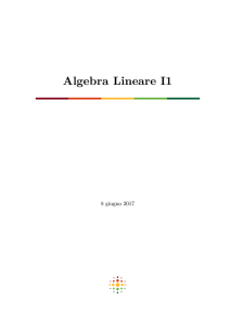 Algebra Lineare I1