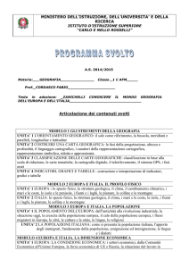 Geografia - prof. Cordasco