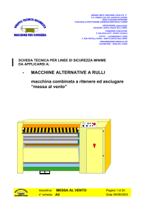 messa al vento - Consorzio Conciatori di Ponte a Egola