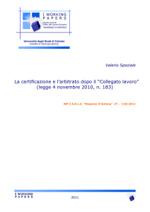 Valerio Speziale - WP - IT. 118/2011 - CSDLE