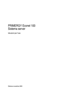 PRIMERGY Econel 100 Sistema server