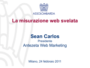La misurazione web svelata Sean Carlos