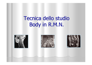 Tecnica dello studio Body in R.M.N.