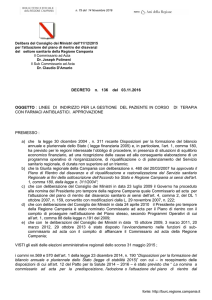 DECRETO n. 136 del 03.11.2016 OGGETTO