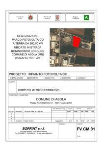 Computo - Comune di Asola