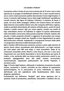 chi siamo e perche - Circolo Degli Scipioni