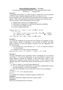 I appello - Sezione di Fisica - Università degli Studi di Udine