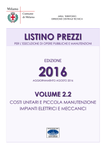 LP2016 Volume 2.2 Aggiornamento Agosto