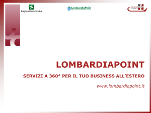 Unioncamere - LombardiaPoint