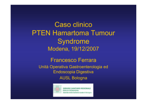 Caso clinico PTEN Hamartoma Tumor Syndrome