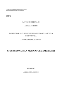 Giocando con la musica: che emozione!