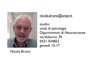 Nicola Bruno  studio: unità di psicologia