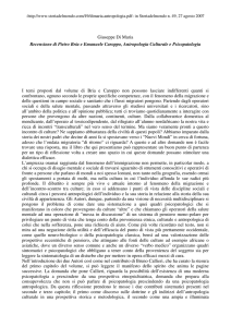 Giuseppe Di Maria Recensione di Pietro Bria e Emanuele Caroppo