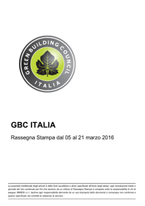 GBC Italia generale - Green Building Council Italia