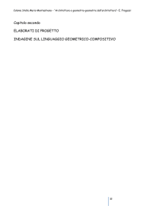 indagine sul linguaggio geometrico compositivo