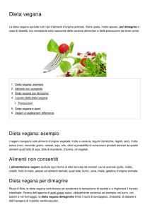 Dieta vegana - Magazine Delle Donne