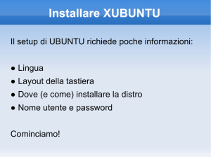Installare XUBUNTU