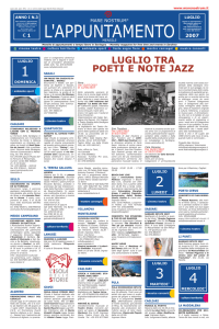 luglio tra poeti e note jazz