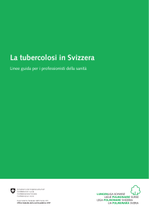 La tubercolosi in Svizzera