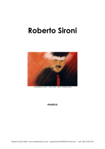 musica - Roberto Sironi