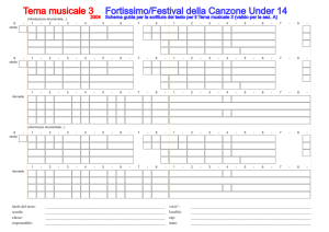 PDF - Schema guida TEMA MUSICALE 3