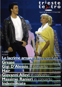 Le lacrime amare di Petra von Kant Grease Gigi D