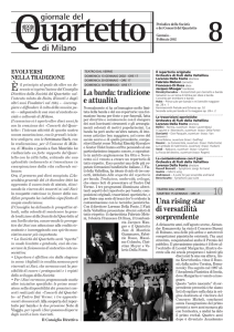 di Milano giornale del - Società del Quartetto di Milano