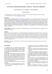 atlante climatologico della sicilia – seconda edizione